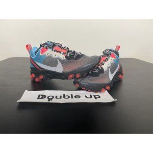 Nike React Element 87 Solar Red Black Low Blue Aq1090 006 Men Size 4 Women 5.5